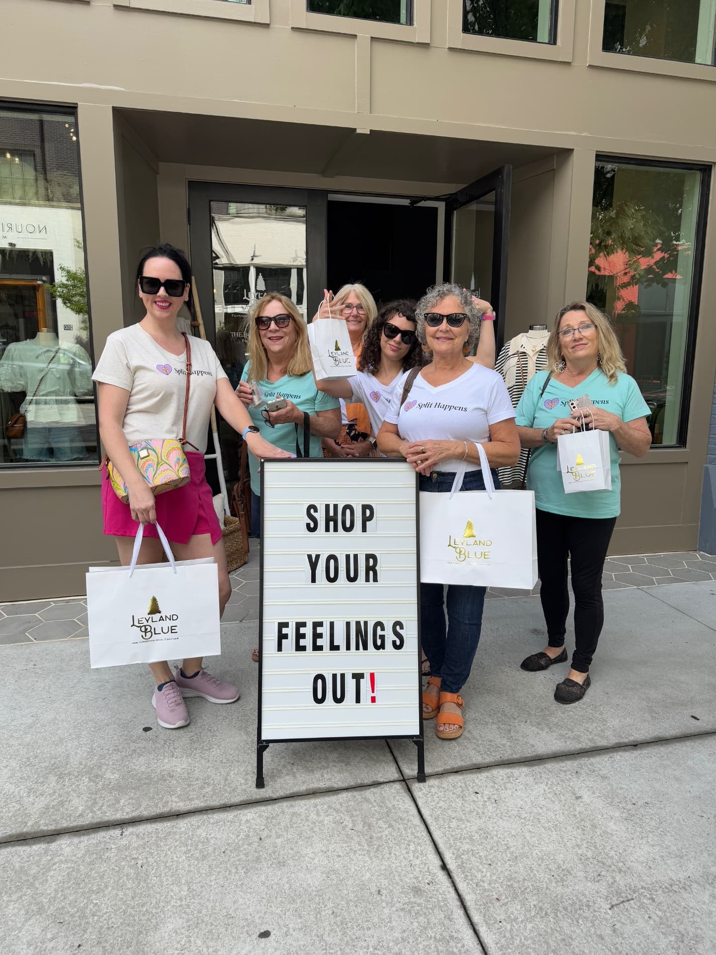 Shopping day with the Split Sisters