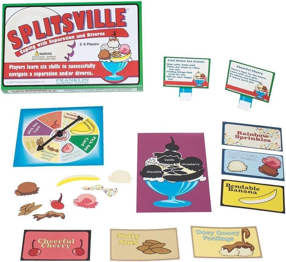 Splitsville – A Board Game Teaching Kids Coping Skills for Parental Separation