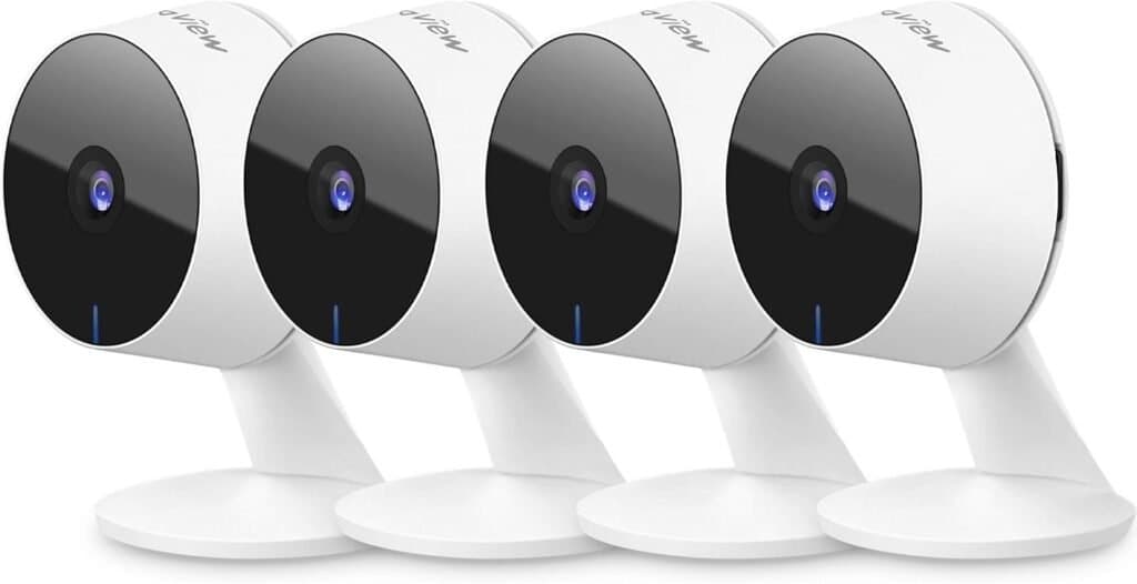 LaView Security Cameras 4pcs, Home Security Camera Indoor 1080P, Wi-Fi