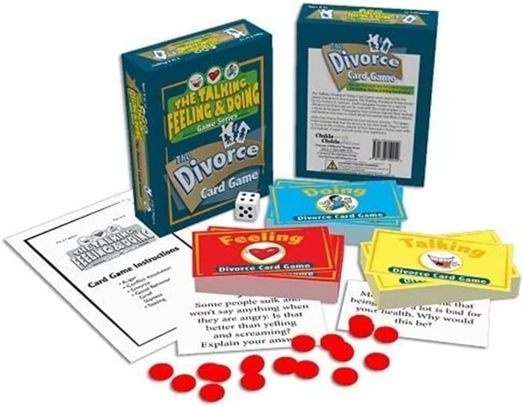 Divorce Card Game – 99 Cards for Kids to Communicate Feelings (Ages 6-12)