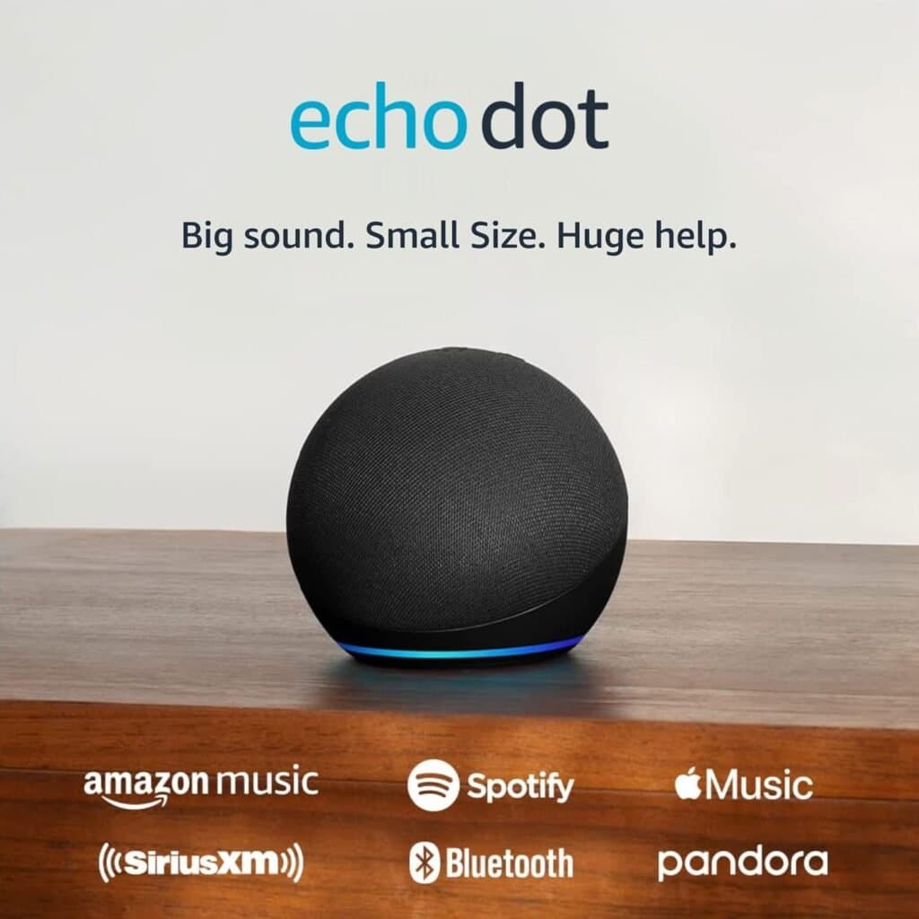 Amazon Echo Dot (5th Gen) | With bigger vibrant sound, helpful routines and Alexa